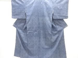 亀甲に花模様本場大島紬着物（染）